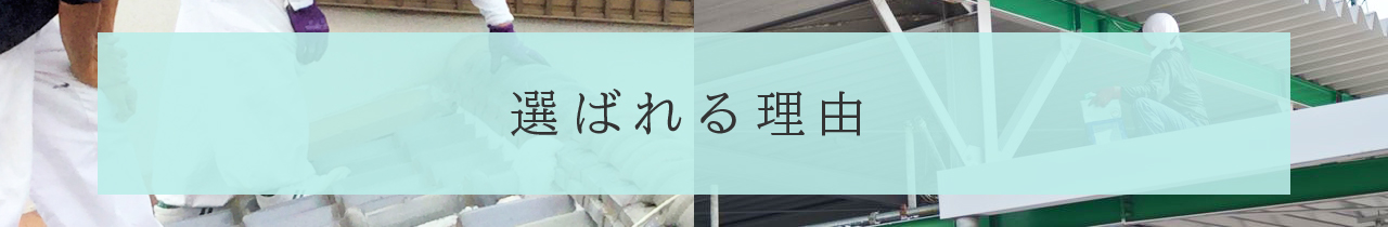 選ばれる理由